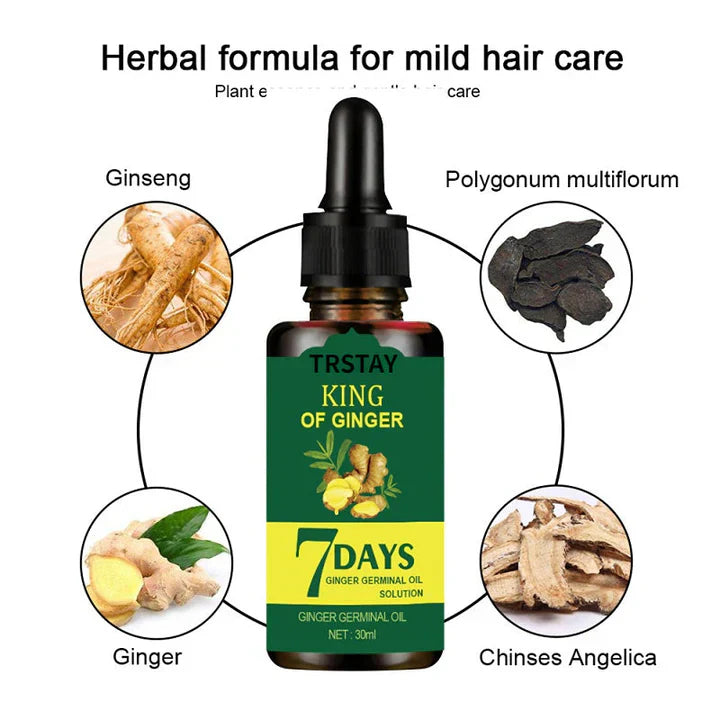 7 Day Ginger Germinal Oil Hair Nutrient Solution